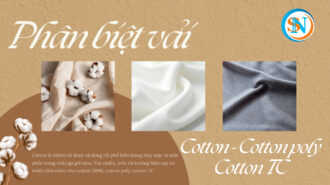 Phân biệt vải cotton, cotton poly và cotton TC: Nên chọn loại vải nào cho xưởng may? 5 Phân biệt vải cotton, cotton poly và cotton TC: Nên chọn loại vải nào cho xưởng may? Blog ngành vải, Tin ngành vải